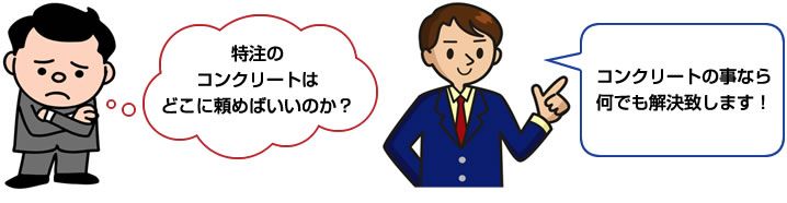 特注のコンクリートはどこに頼めばいいのか? コンクリートの事なら何でも解決致します