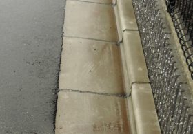 施工事例　道路　道路用一般製品　コンクリートL型